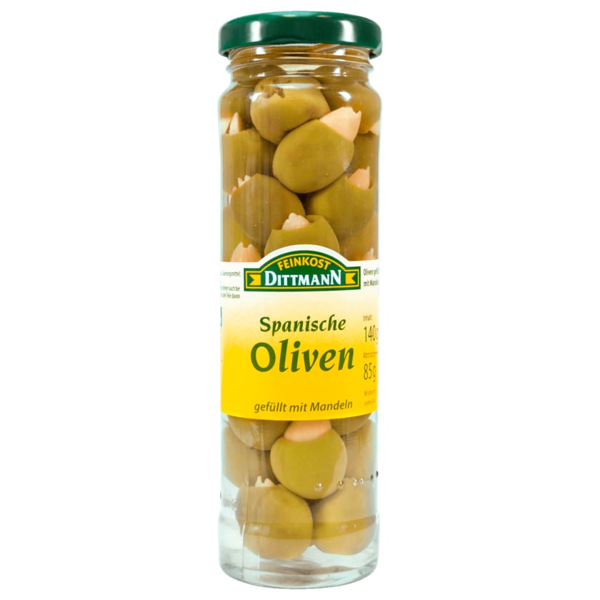 Feinkost Dittmann Spanische Oliven mit Mandeln 85g